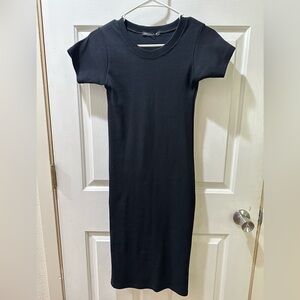 Zara Black Midi Dress
